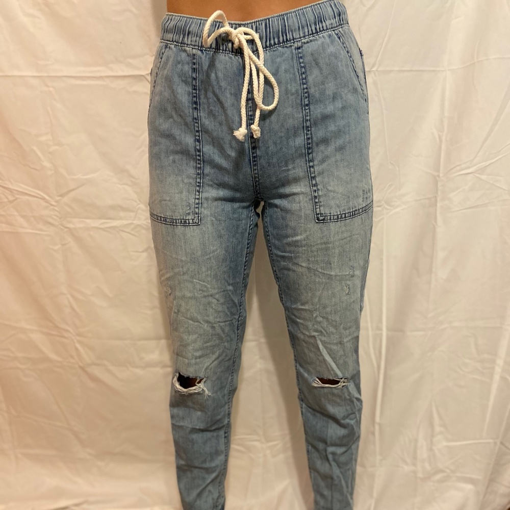 Aerie Ripped Jean Joggers